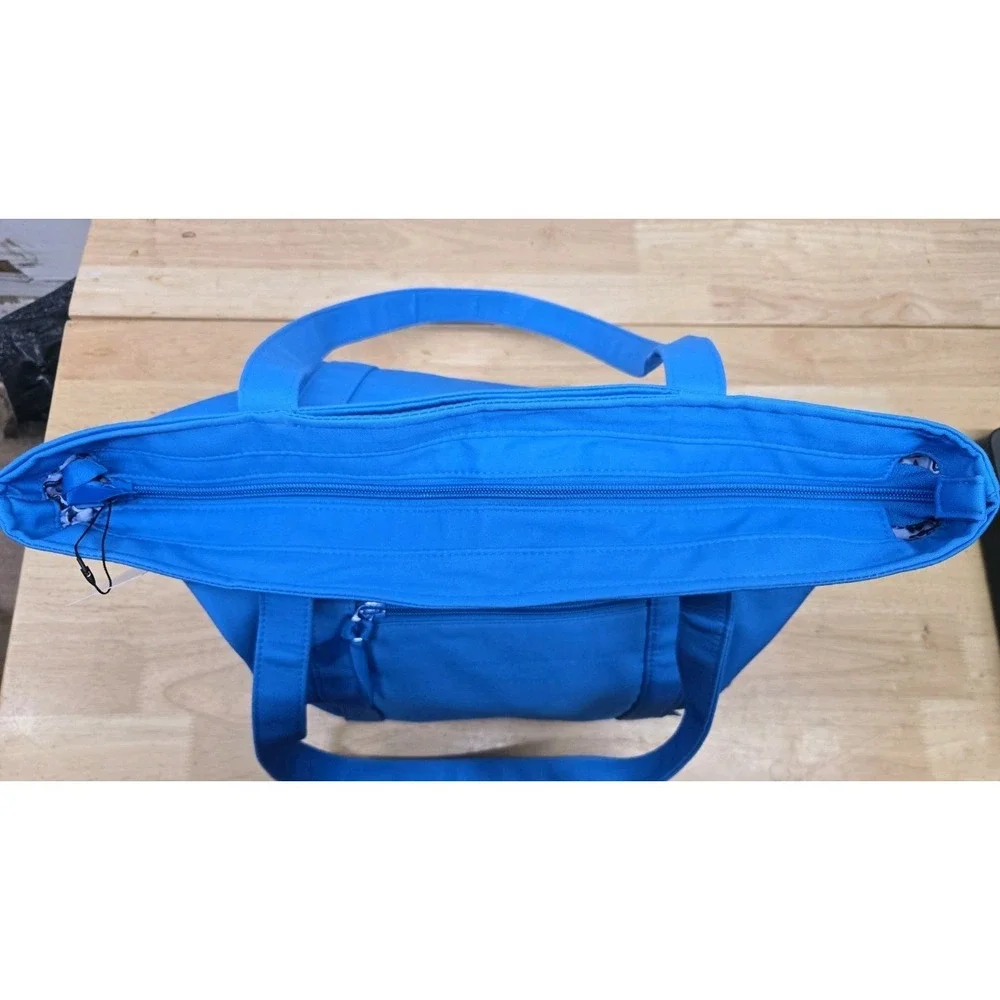 Vera Bradley Cotton Tote‎ Bag Blue Aster Vera Tote